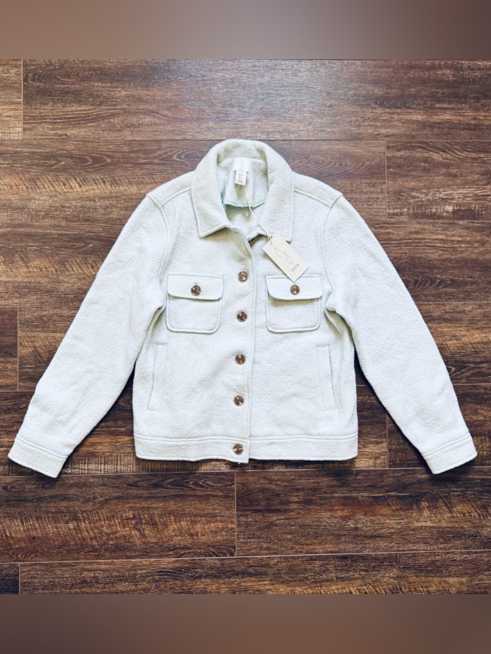 NWT Joie Oversized Shacket L - Picture 6 of 7